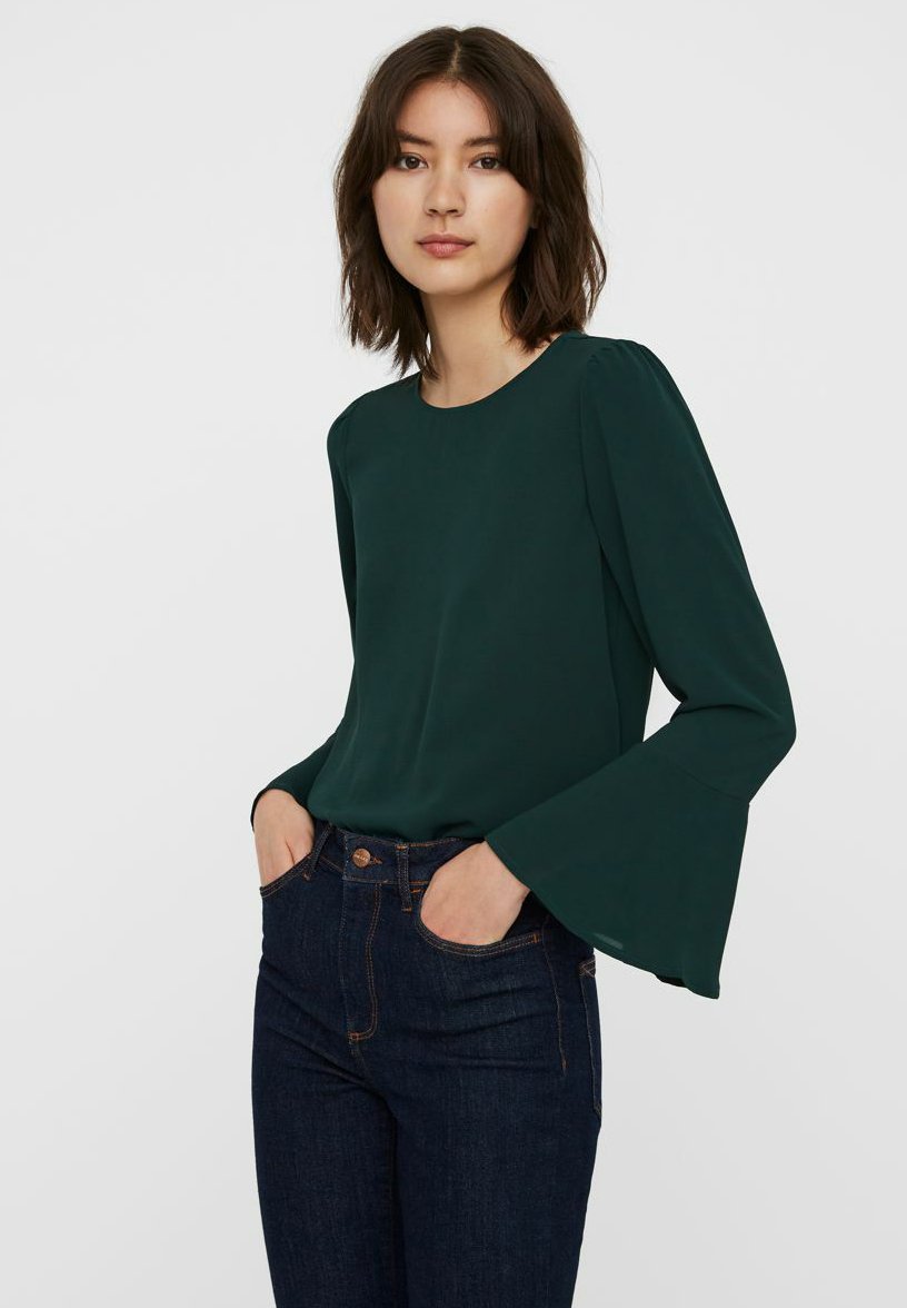 Bluse mit glockenärmel Clearance